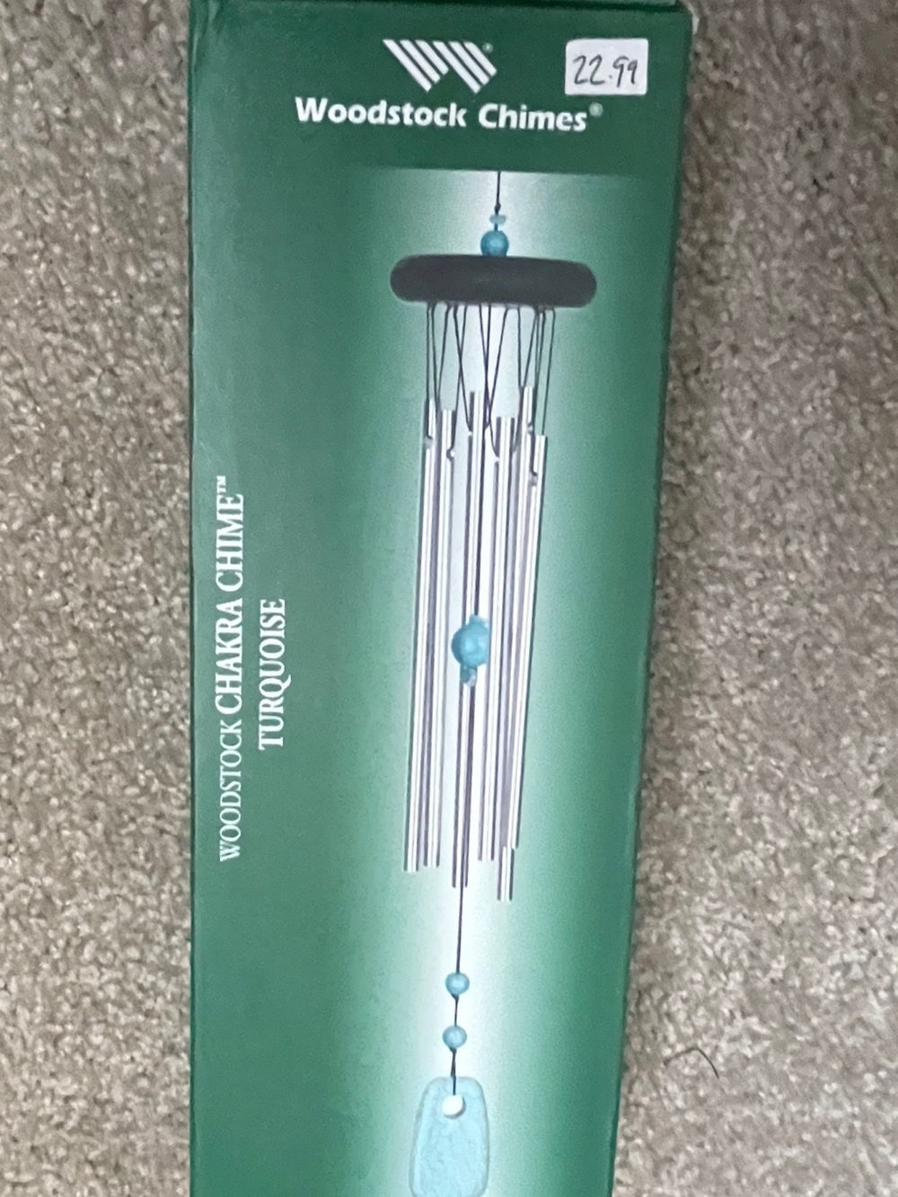 Woodstock Mini Chimes Turquoise Chakra Wind Chime 18” - Picture 6 of 9